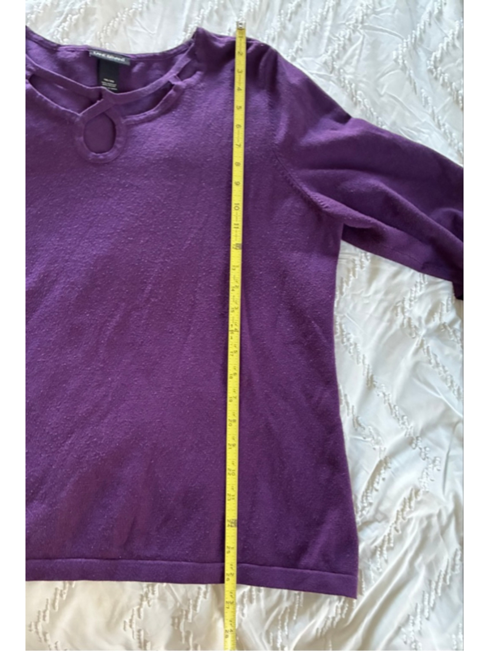 Women's Lane Bryant Purple Crew Neck Sweater Plus Size 18 - Picture 5 of 5